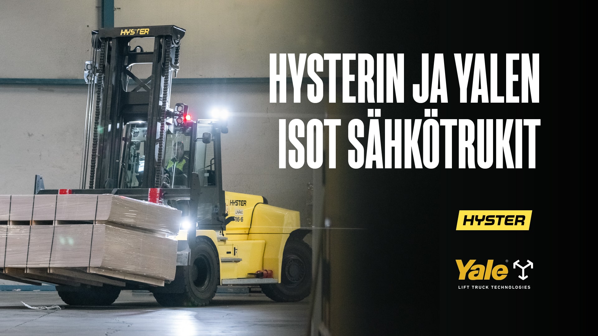 Hyster-Yale Group valjasti sähkövoiman raskaan kaluston kokoluokkaan